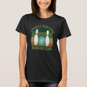 Camiseta Novelty Funny Dez Pinos Bowlers Equipe Turcos
