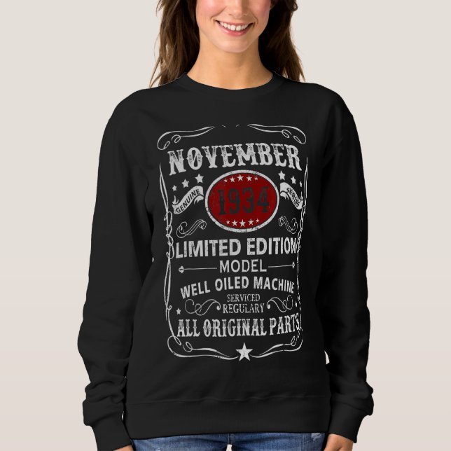 Camiseta November 1934  Model Well Oiled Machine (Frente)