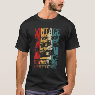 Camiseta Novembro 1951 70 Aniversário 70 Anos