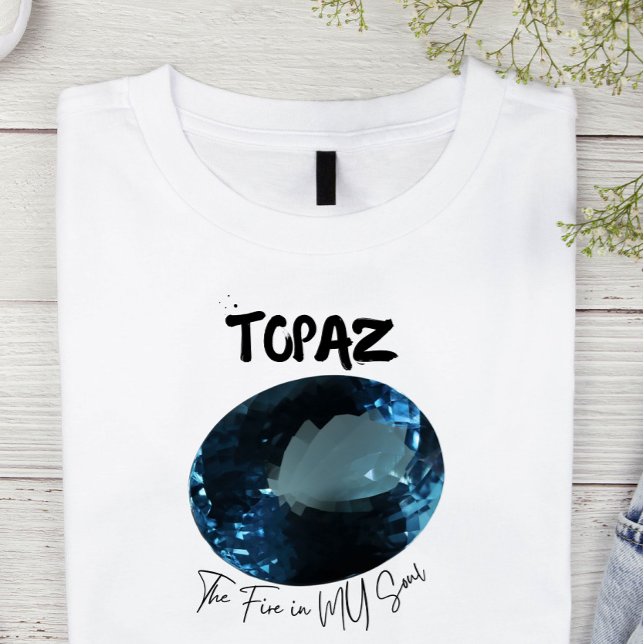 Camiseta Novembro Aniversário Topaz (Criador carregado)