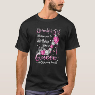 Camiseta Novembro Garota entrando no meu aniversário como u