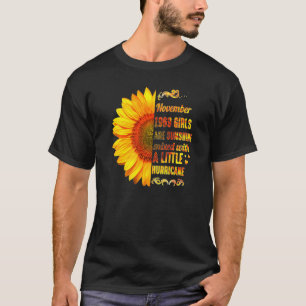 Camiseta Novembro Girls 1969 50th Birthday Sunflower