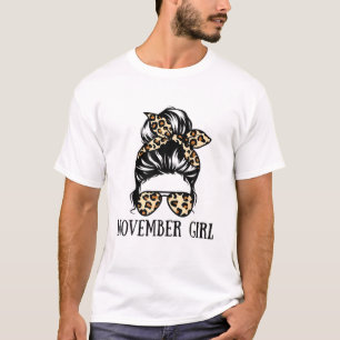 Camiseta Novembro Rapariga Nascida Sangrenta