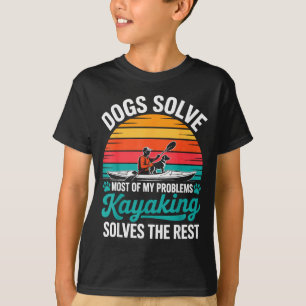 Camiseta Novidade de Caiaque para Homens Mulheres Caiaqueir