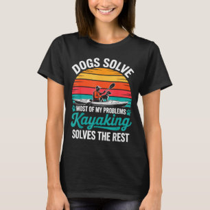 Camiseta Novidade de Caiaque Para Homens Mulheres Caiaqueir