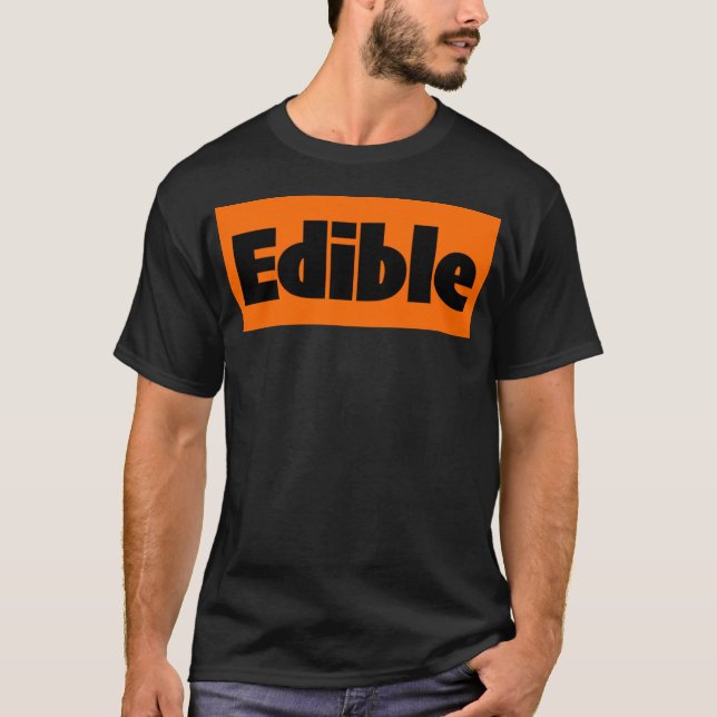 Camiseta Novidade de Impressão Comestível (Frente)