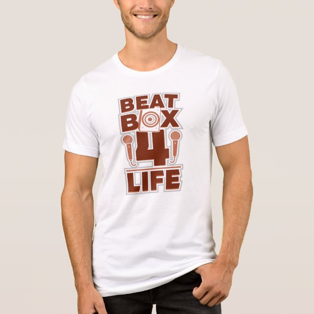 Camiseta Novidade do Beatbox 4 Life Music e Rhythm (Frente)