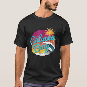 Camiseta Novidade do Design de Gráfico Colorido do Cabana B