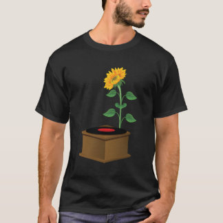 Camiseta Novidade Do Jogador De Música E Amarelo