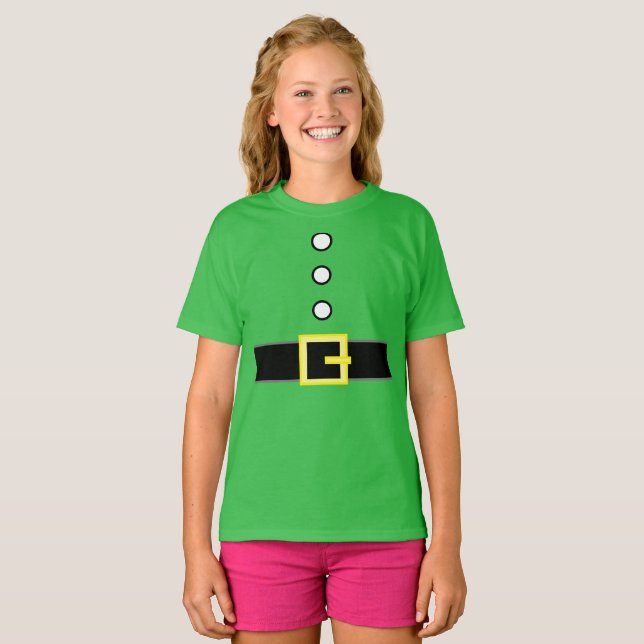 Camiseta Novidade dos PAPAIS NOEIS de Natal da garota - cus (Frente Completa)