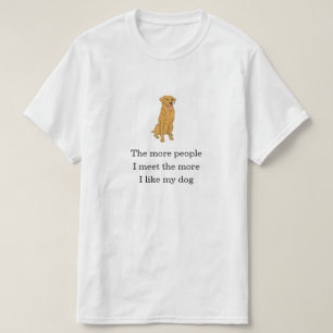 Camiseta Novidade engraçada As mulheres quanto mais eu amo 