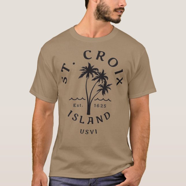 Camiseta Novidade na árvore da palma da praia da Rua Legal  (Frente)