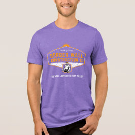 Camiseta Novidade na Construção da Parede de Borda de Trump