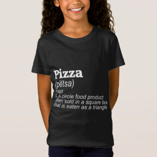 Camiseta Novidade na definição de pizza engraçada