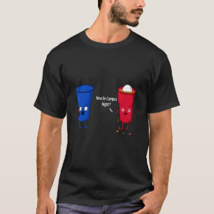 Camiseta Novidade No Campus Beer Night Pong Game Beer D