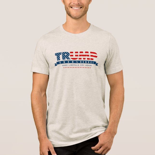 Camiseta Novidade Presidencial Trump 2024 Sequela das Eleiç (Frente)
