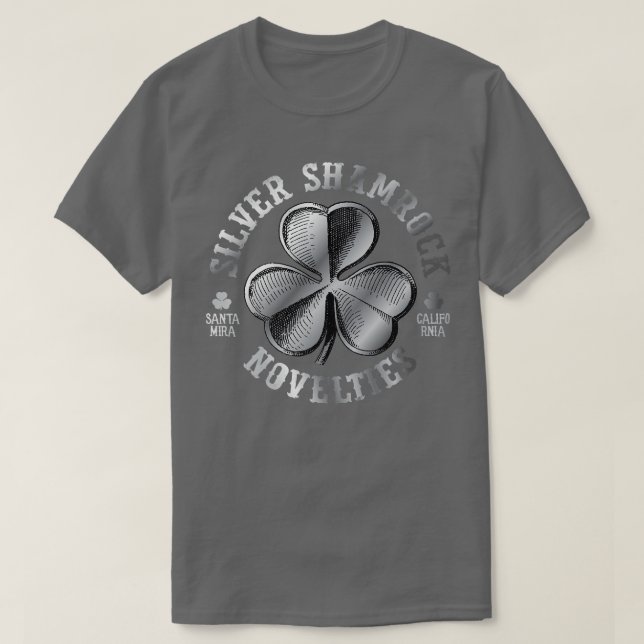 Camiseta Novidades do Silver Shamrock (Frente do Design)