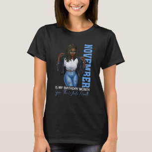 Camiseta Novidades Negras Engraçadas É Meu Aniversário Sim