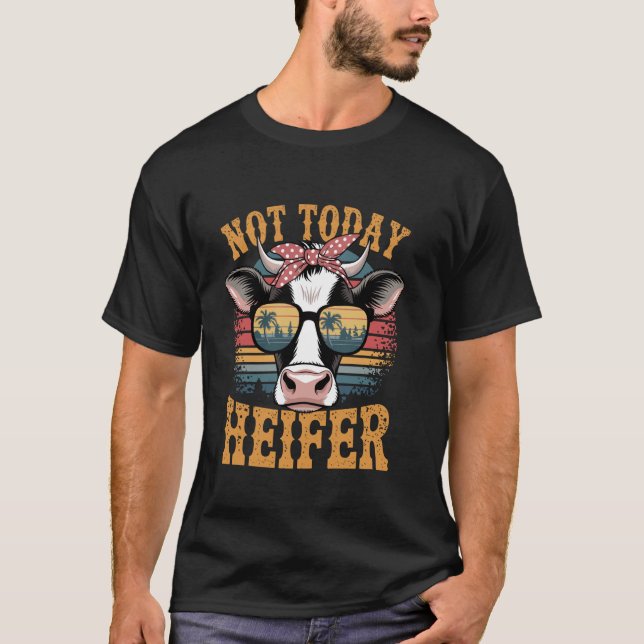 Camiseta Novilha Não Hoje (Frente)