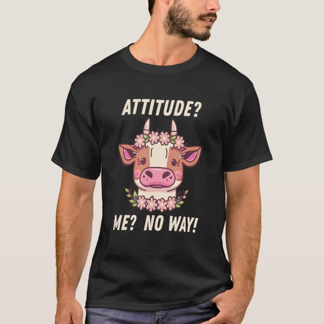 Camiseta Novilha Sem Maneira Atitude Vaca   Vaca (Frente)