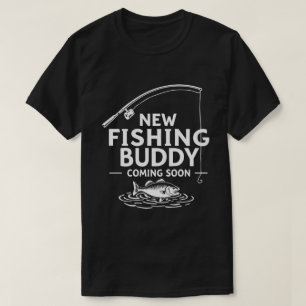 Camiseta Novo Amigo de Pesca Chegando Em Breve – Cute Pregn