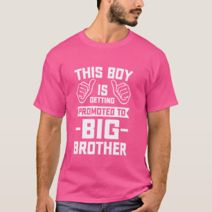 Camiseta Novo anúncio de bebê promovido ao Big Brother