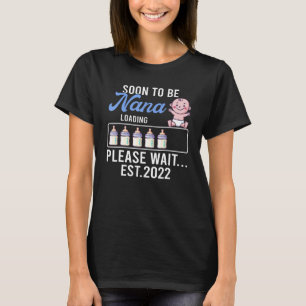 Camiseta Novo Anúncio De Gravidez Da Vovó Em Breve Para Ser