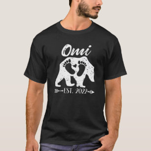 Camiseta Novo Anúncio do Chá de fraldas Omi Grandma Bear