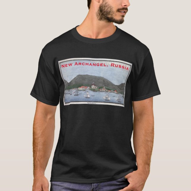 Camiseta Novo Arcanjo, Rússia Pintura Histórica (Frente)