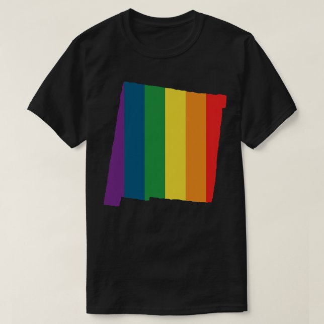 Camiseta Novo Arco-Íris do Estado do México (Frente do Design)