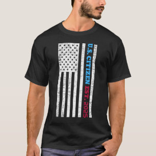 Camiseta Novo cidadão americano no leste de 2025 cidadão im