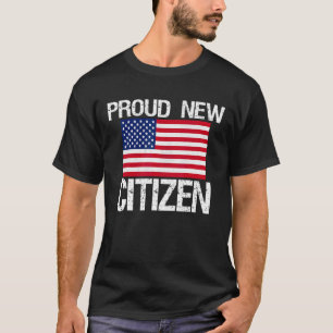 Camiseta Novo cidadão americano orgulhoso Novo cidadão amer