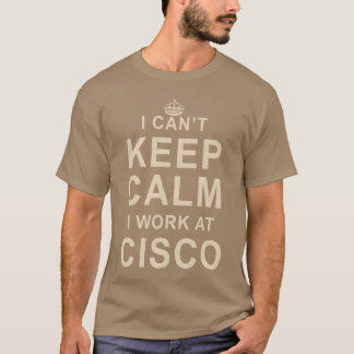 Camiseta novo design que não posso manter calma eu trabalho