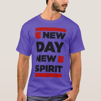 Camiseta Novo Dia Novo Espírito Motivação Positiva