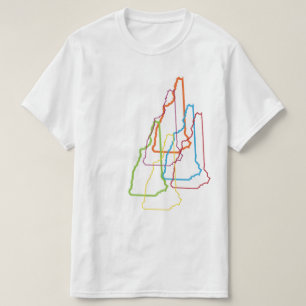 Camiseta novo embrulho do orgulho de hampshire
