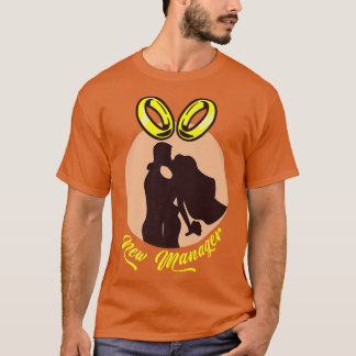 Camiseta Novo Gerenciador de Anéis Casamento Noiva Bridesma