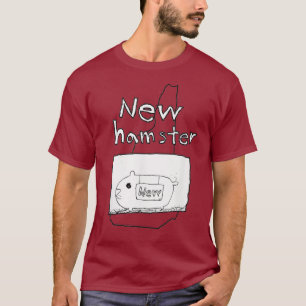 Camiseta Novo Hamster New Hampshire