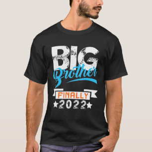 Camiseta Novo Irmão Grande Irmão Finalmente 2022 Gravidez