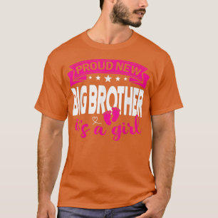 Camiseta Novo Irmão Orgulhoso É um Sexo Menino Revele-me