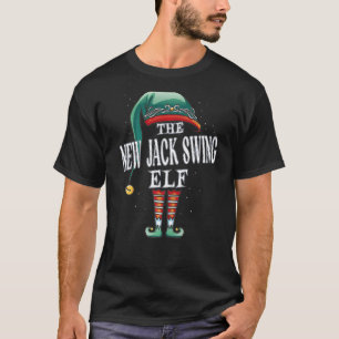 Camiseta Novo Jack Swing Elf Grupo de Natal Xmas Pajama Par