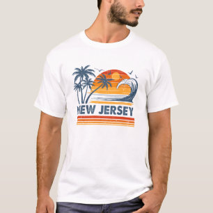 Camiseta Novo Jersey Vacation Sunset Cute 70s - Voltage Ret