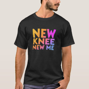 Camiseta Novo joelho me novo - Engraçada recuperação de sub