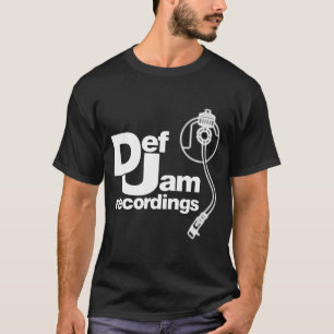Camiseta Novo Logotipo da Def Jam Recordings Clic Rap Hip H