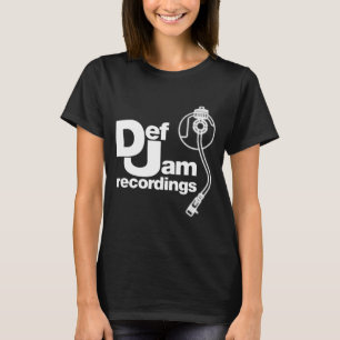 Camiseta Novo Logotipo da Def Jam Recordings Clic Rap Hip H