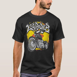 Camiseta Novo México Bandeira Latino Vicla Cholo Motociclet