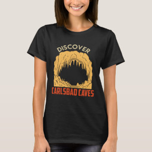 Camiseta Novo México DESCUBRA CAVERNAS DE CARLSBAD Divertid