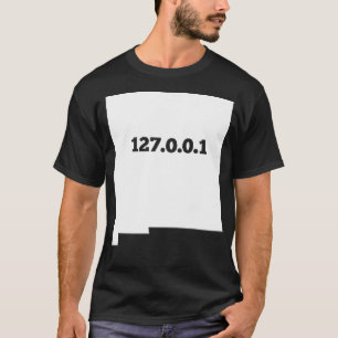 Camiseta Novo México Endereço IP do Nerd para computador do