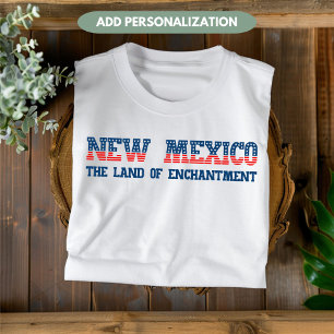 Camiseta Novo México Terra do Encantamento Estado Personali