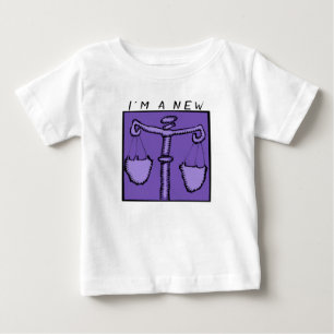 Camiseta Novo nascer de Bebê na Astrologia de Oct Libra Zo