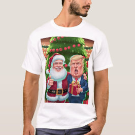 Camiseta NOVO Natal de 2024 - Celebração de Tremores e Papa